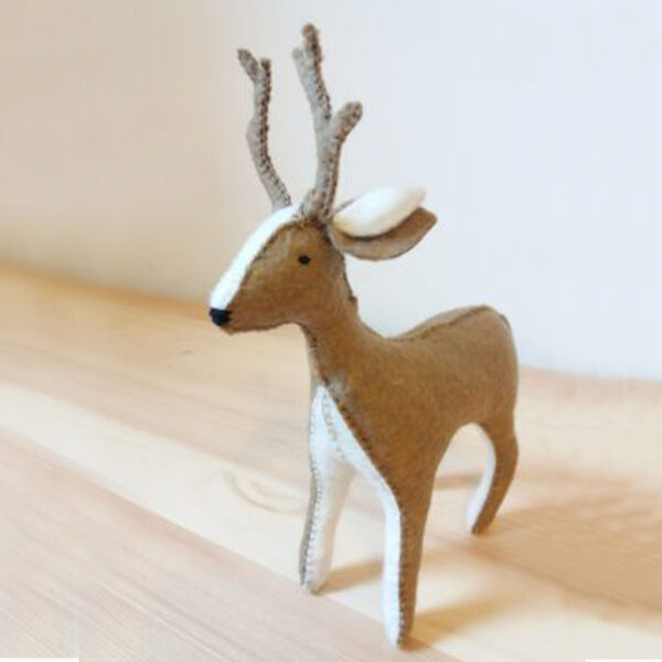 Felt and Soul - Szarvas gyapjúfilc figura