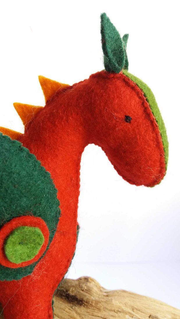 Sárkány filc figura