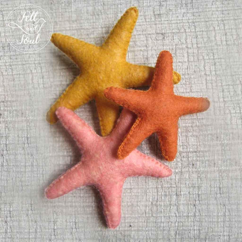 Felt and Soul tengeri csillag gyapjúfilcből