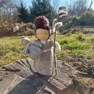 Felt and Soul Barka mama tündér gyapjúfilc asztali báb