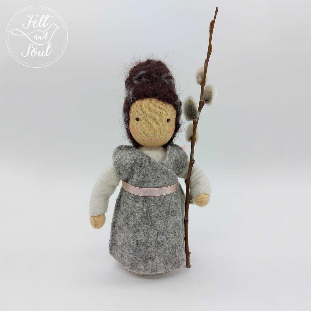 Felt and Soul Barka mama tündér gyapjúfilc asztali báb