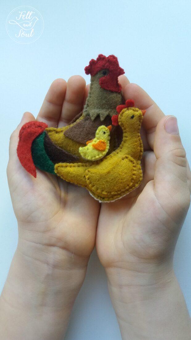 Tyúkocska és kiscsibe szabásminta - Image 3