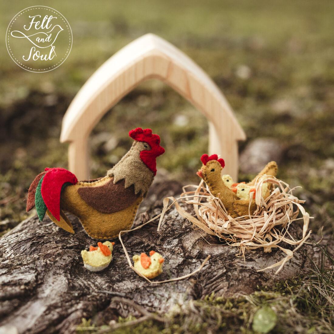 Tyúkocska és kiscsibe szabásminta - Image 2