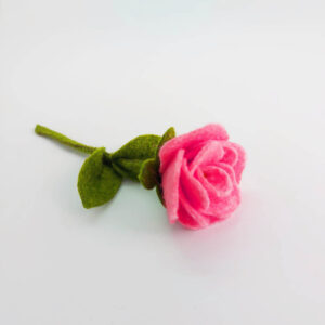 Felt and Soul rózsa gyapjúfilcből