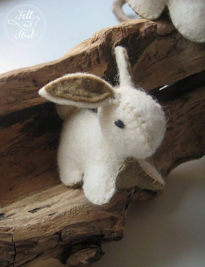 Felt and Soul - nyuszi gyapjúfilc állat