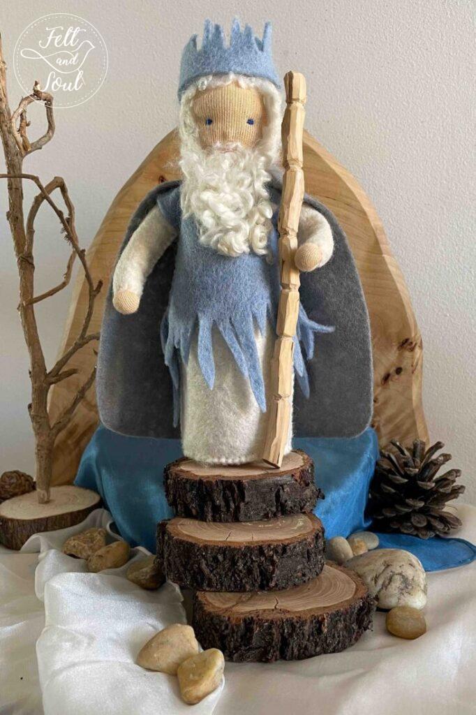 Felt and Soul Télkirály gyapjúfilc asztali báb