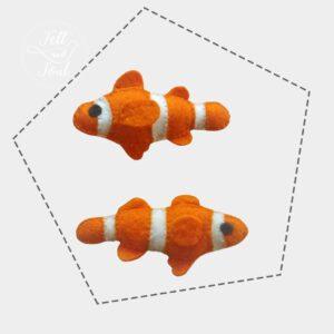 Bohóchal gyapjú filc figura szabásminta