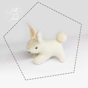 Felt and Soul - gyapjúfilc nyuszi szabásminta és leírás