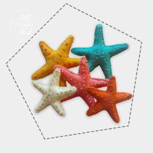 Tengeri csillag gyapjú filc figura szabásminta
