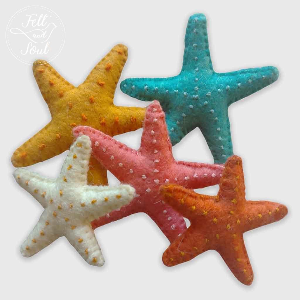 Felt and Soul tengeri csillag gyapjúfilcből