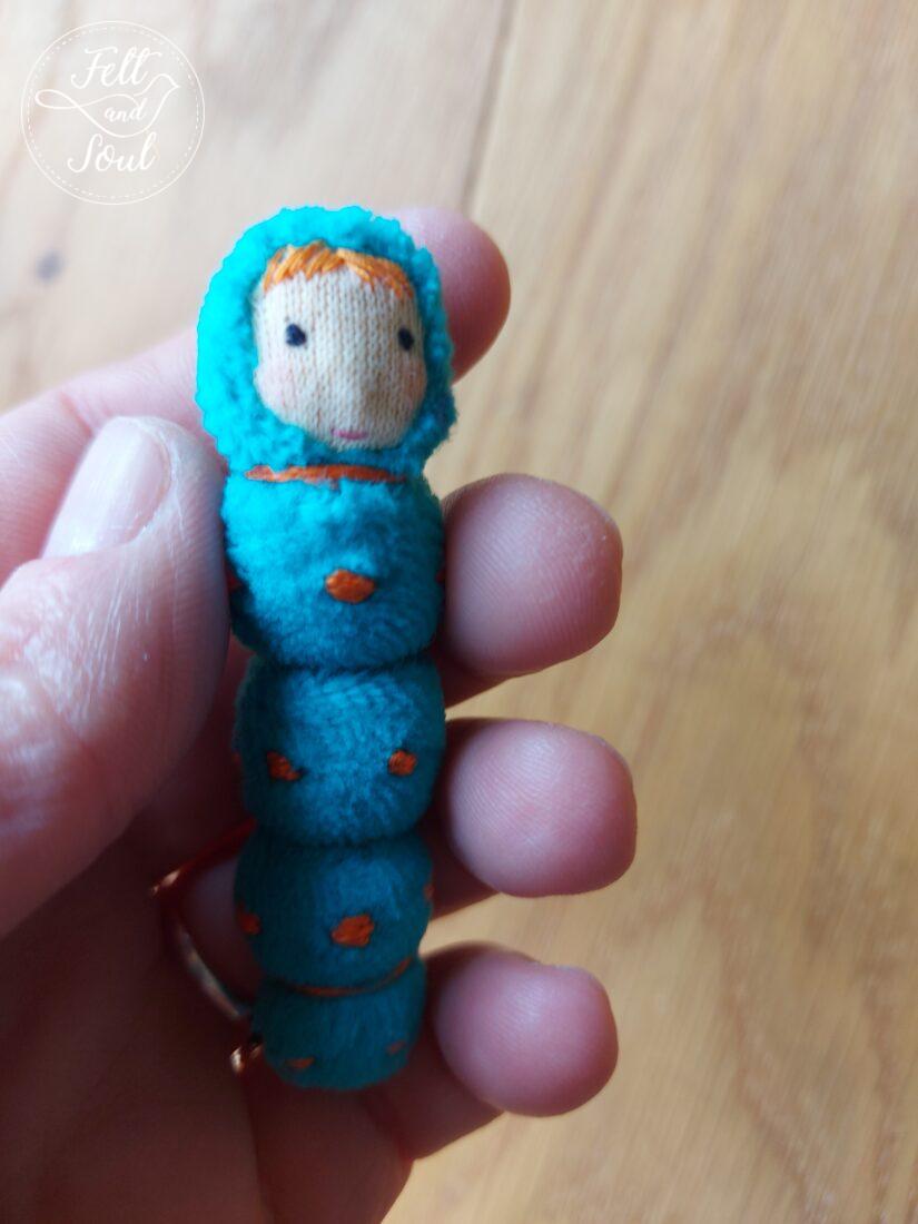 Felt and Soul - pillangó élete filc figurák