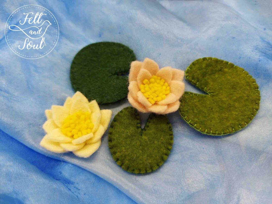 Felt and Soul tavirózsa gyapjúfilc figura