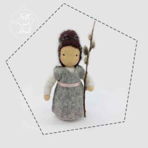 Barka mama tündér gyapjú filc figura szabásminta