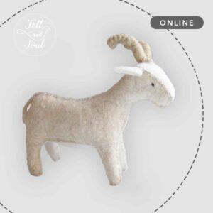 Felt and Soul - Kecske filc figura készítés online tanfolyam, workshop