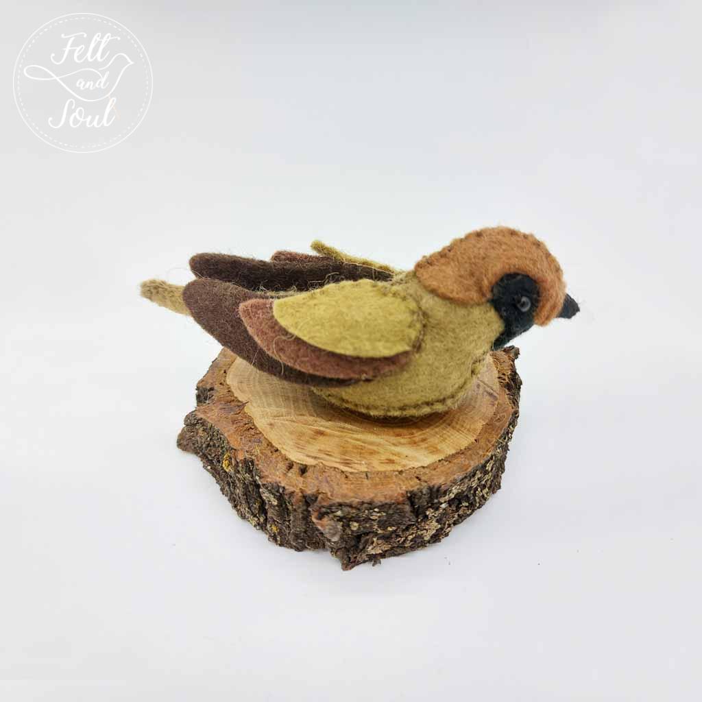 Felt and Soul gyapjúfilc veréb