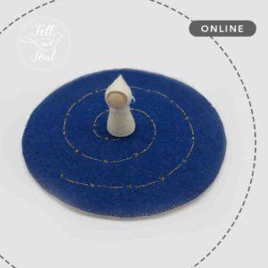 gyapjúfilc adventi lépegető varrása online tanfolyam