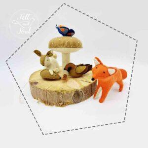 Felt and Soul gyapjúfilc mesefigurák szabásminta