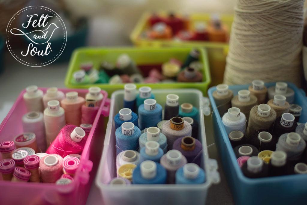 Felt and Soul - alapanyagok filcfigura varráshoz: cérna