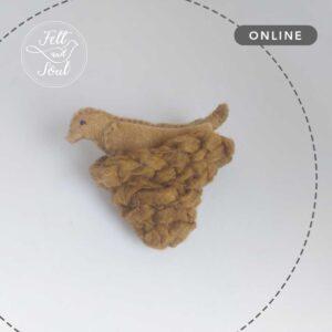 gyapjúfilc nádirigó és fészek készítése online workshop