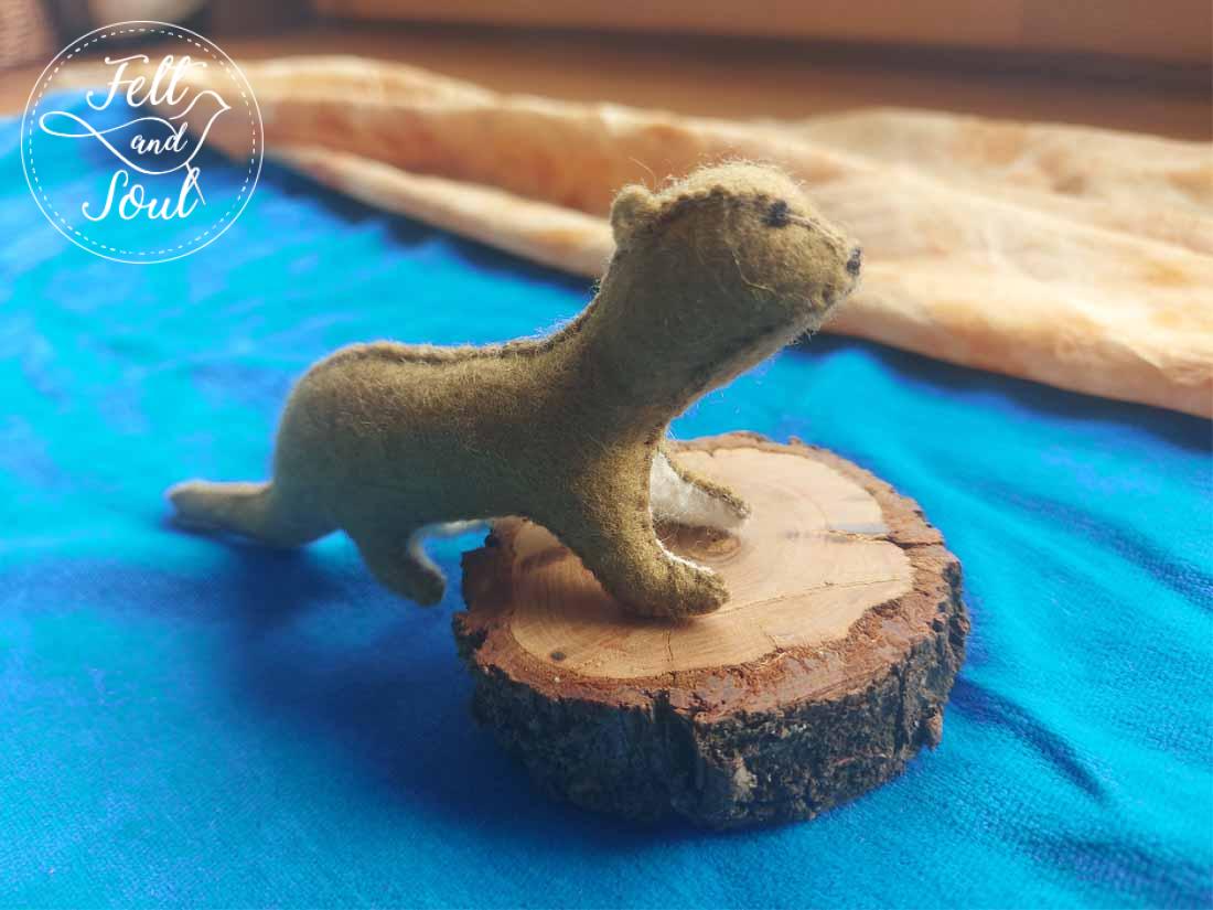 Felt and Soul gyapjúfilc vízi világ, vidra