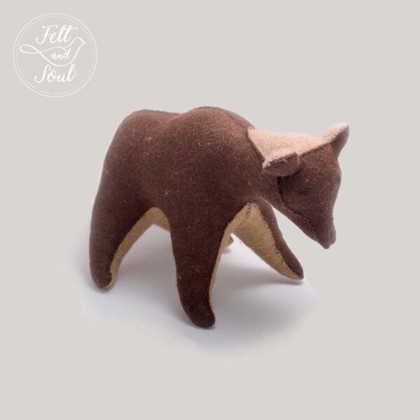 Felt and Soul gyapjúfilc medve