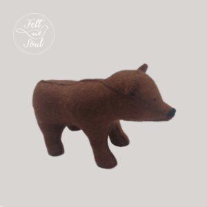 Felt and Soul gyapjúfilc medvebocs
