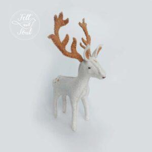Felt and Soul gyapjúfilc szarvas