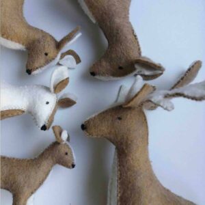 Felt and Soul gyapjúfilc szarvas