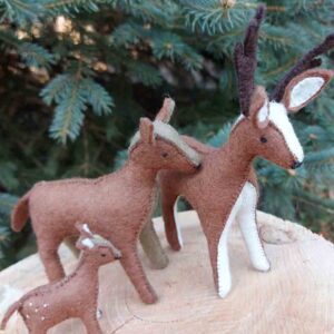 Felt and Soul gyapjúfilc őz