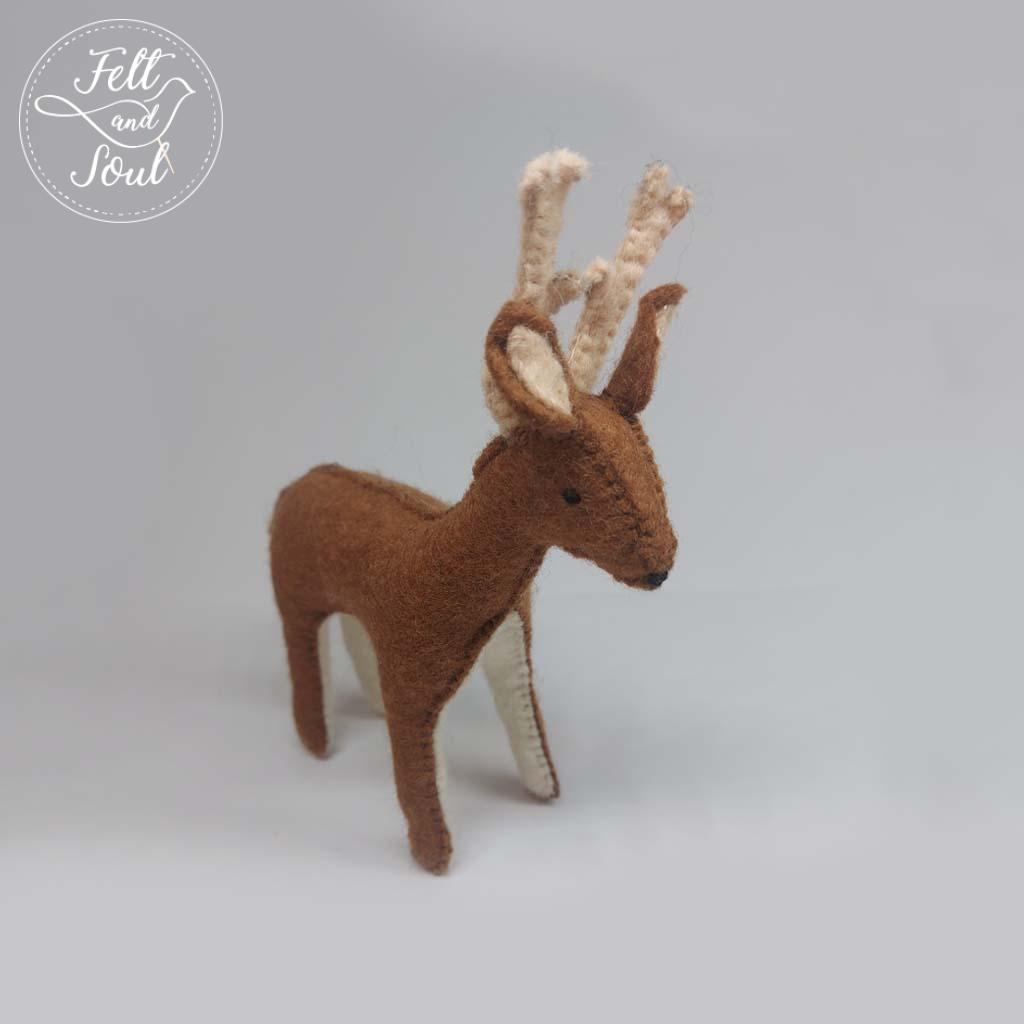 Felt and Soul gyapjúfilc őz