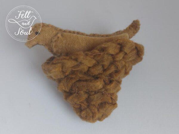 Felt and Soul gyapjúfilc vízi világ; nádirigó, fészek