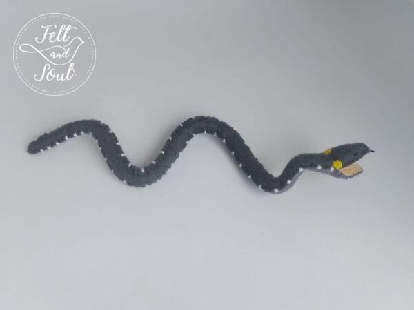 Felt and Soul gyapjúfilc vízi világ, vízisikló