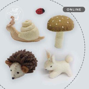 Felt and Soul - tisztás lakói varrása, gyapjúfilc készítő online workshop