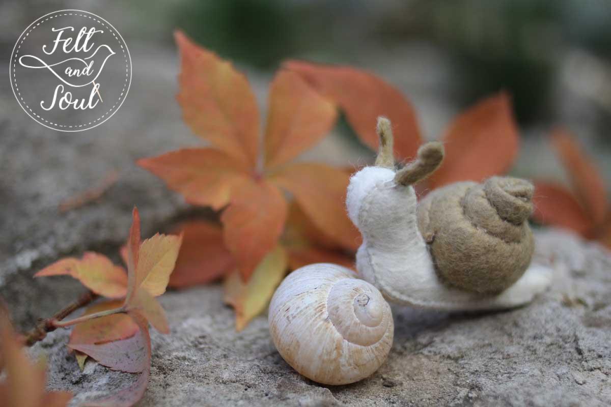 Felt and Soul gyapjúfilc csiga