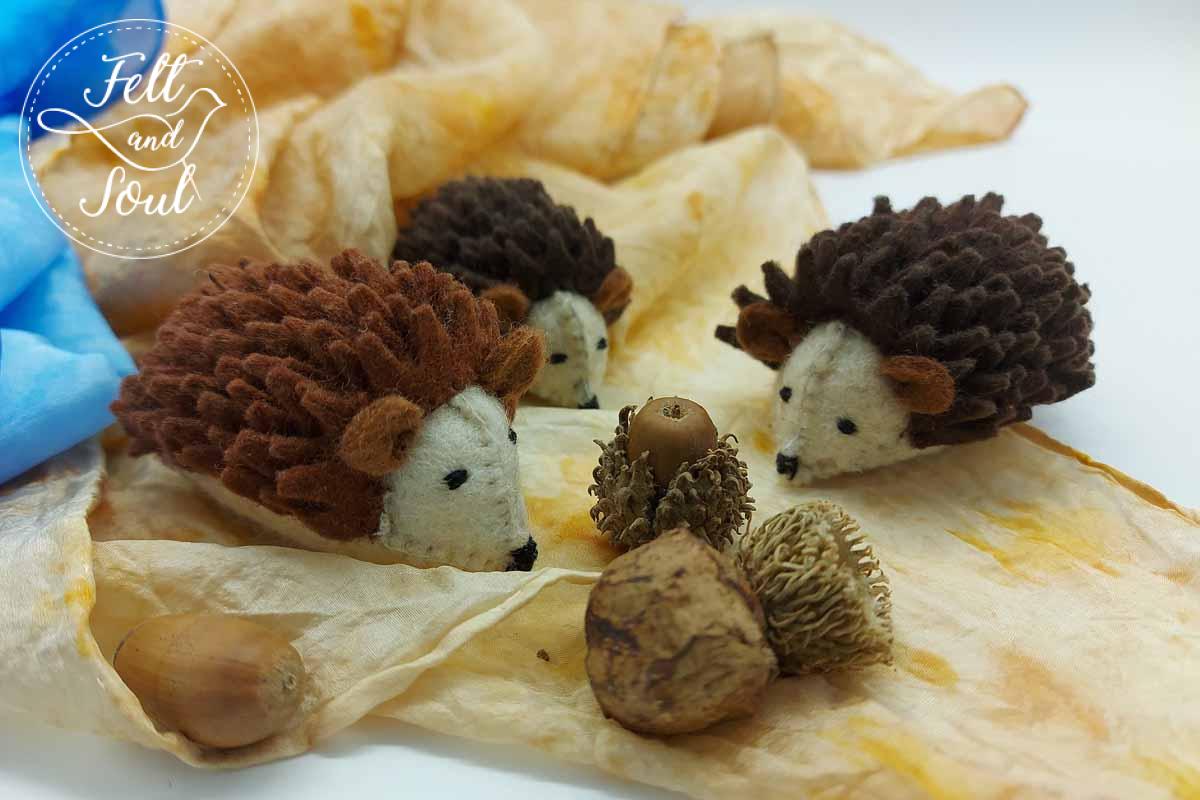 Felt and Soul gyapjúfilc sünik