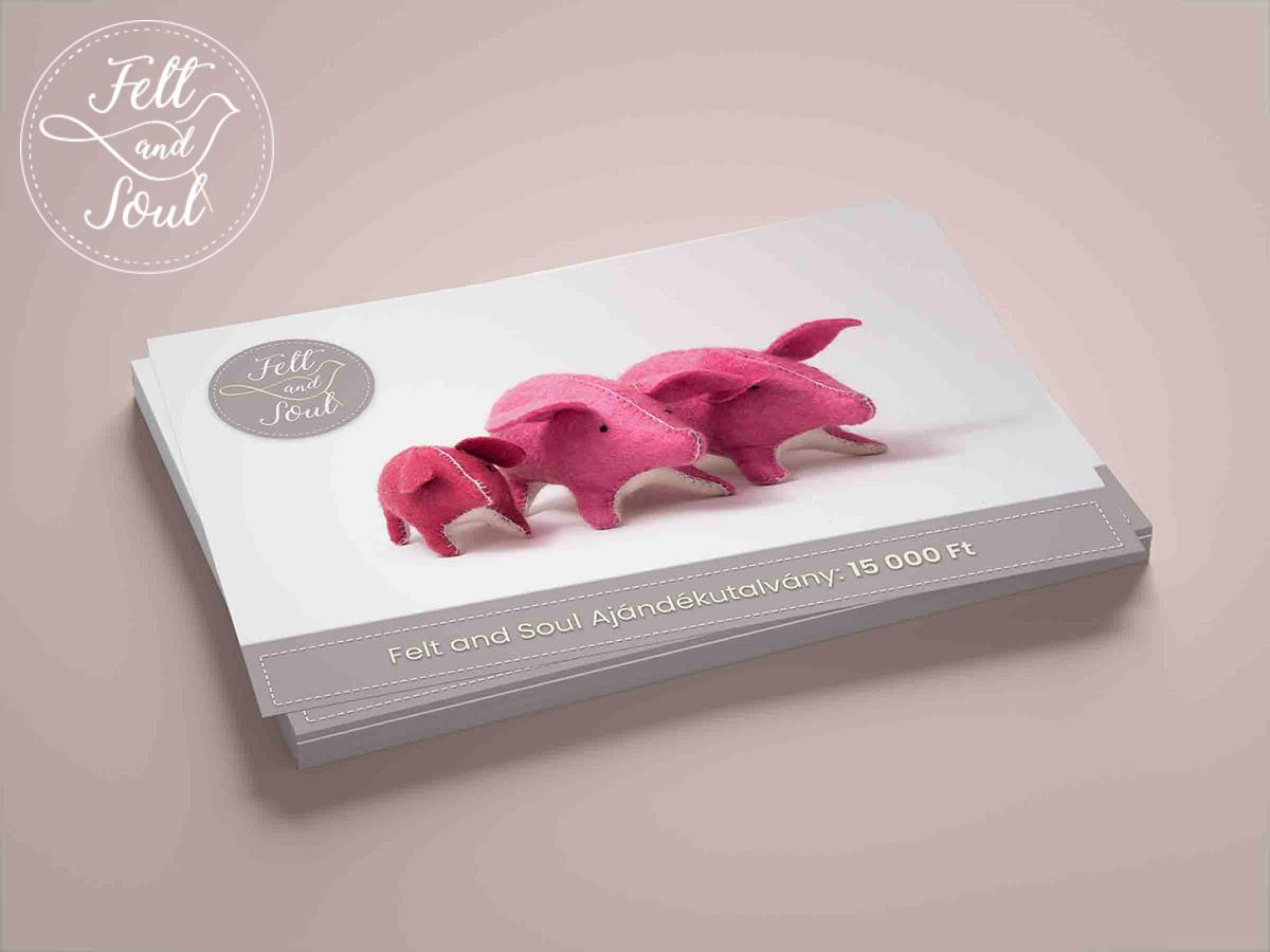 Felt and Soul ajándékutalvány 15000 Ft értékben