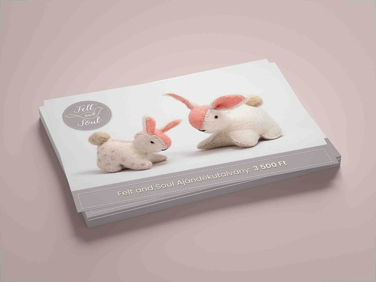 Felt and Soul ajándékutalvány 3500 Ft értékben