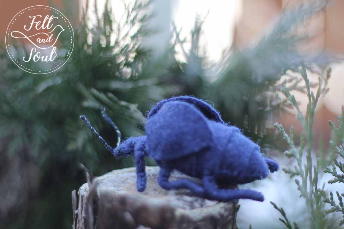 Felt and Soul - bogarak - nünüke filcfigura