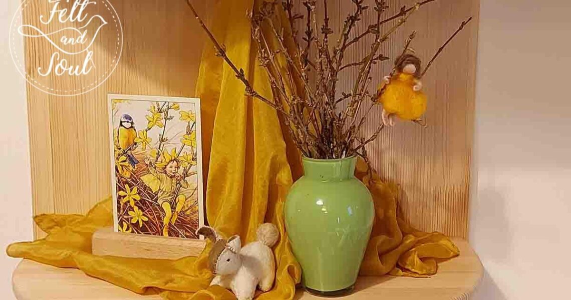 aprilisi evszakasztal 2 blog Felt and Soul gyapjúfilc tündér és tavaszi évszakasztal