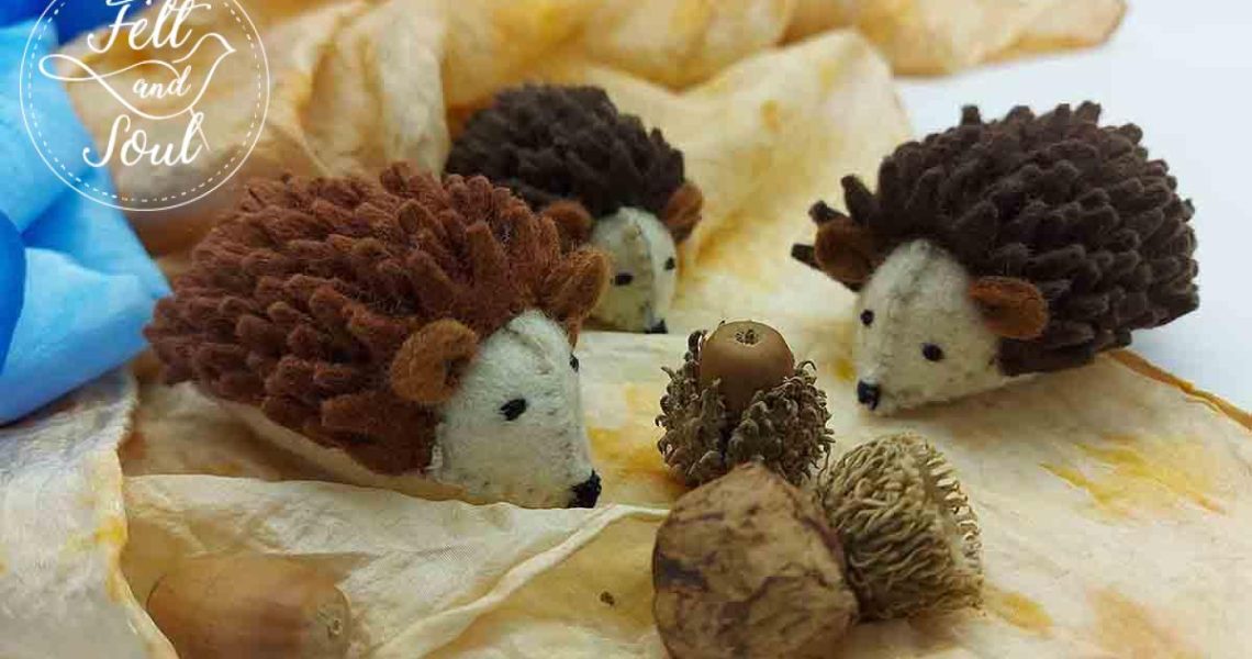 oktoberi evszakasztal blog Felt and Soul gyapjúfilc süni és októberi évszakasztal